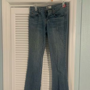 Flare bottom blue  jeans